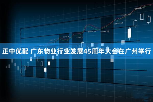 正中优配 广东物业行业发展45周年大会在广州举行